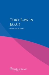 Cover image: Tort Law in Japan 9789041160201
