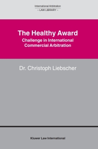 Cover image: The Healthy Award 9789041120113