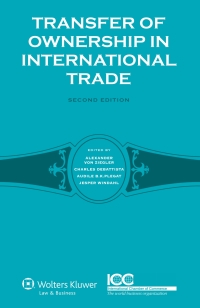 Omslagafbeelding: Transfer of Ownership in International Trade 2nd edition 9789041131348