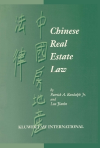 Cover image: Chinese Real Estate Law 9789041194329