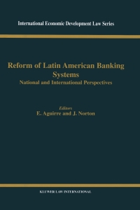 Cover image: Reform of Latin American Banking Systems 1st edition 9789041197368