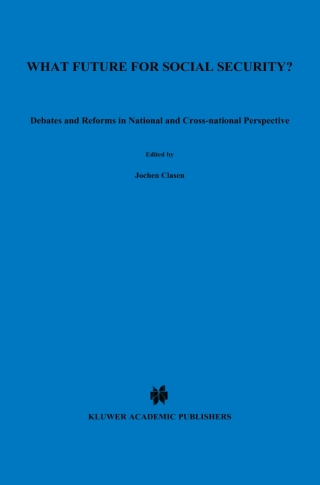 Cover image: What Future for Social Security? 1st edition 9789041116710