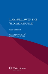 Cover image: Labour Law in the Slovak Republic 2nd edition 9789041154231