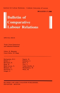 Imagen de portada: Bulletin of Comparative Labour Relations 1st edition 9789065443946