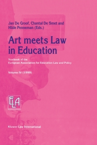 Cover image: Art meets Law in Education 1st edition 9789041115379