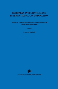 Cover image: European Integration and International Co-ordination 1st edition 9789041117700