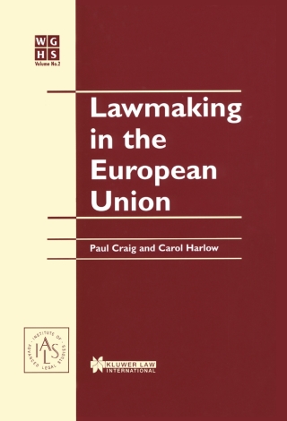 Imagen de portada: Lawmaking in the European Union 9789041196835
