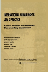Cover image: International Human Rights Law & Practice 9789041106155