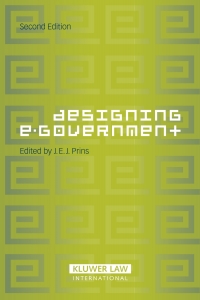 Immagine di copertina: Designing e-Government 2nd edition 9789041124364