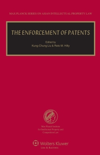 Cover image: The Enforcement of Patents 1st edition 9789041135278