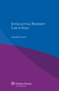 Titelbild: Intellectual Property Law in Italy 9789041154248