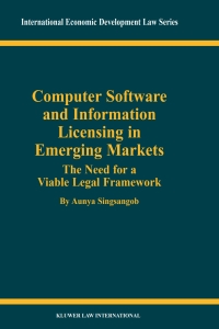 Imagen de portada: Computer Software and Information Licensing in Emerging Markets 9789041199072