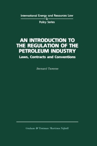 Cover image: An Introduction to the Regulation of the Petroleum Industry 9781859660812