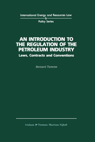 Titelbild: An Introduction to the Regulation of the Petroleum Industry 9781859660812
