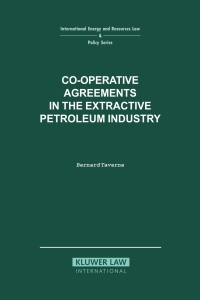 صورة الغلاف: Co-operative Agreements in the Extractive Petroleum Industry 9789041109262