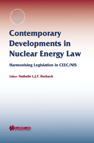 Cover image: Contemporary Developments in Nuclear Energy Law 1st edition 9789041197191