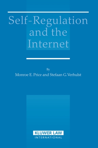 Imagen de portada: Self-Regulation and the Internet 9789041123060