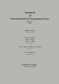 Cover image: Yearbook of International Environmental Law 1st edition 9781853335761