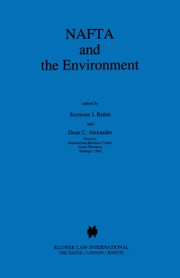 Cover image: NAFTA and the Environment 1st edition 9789041100337