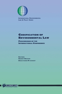 表紙画像: Codification of Environmental Law 1st edition 9789041108883