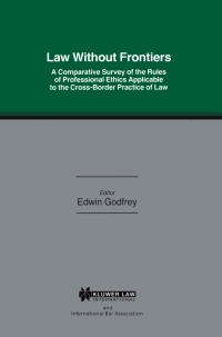 Cover image: Law Without Frontiers 1st edition 9789041108517