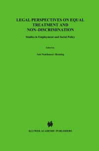 Imagen de portada: Legal Perspectives on Equal Treatment and Non-Discrimination 1st edition 9789041116659