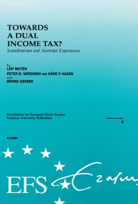 Omslagafbeelding: Towards a Dual Income Tax? 9789041109286