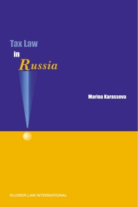 Imagen de portada: Tax Law in Russia 9789041114204