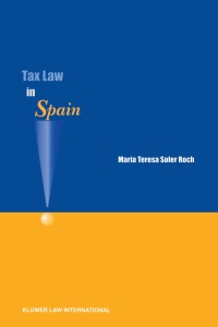 Imagen de portada: Tax Law in Spain 9789041117519