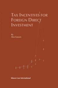 Omslagafbeelding: Tax Incentives for Foreign Direct Investment 9789041122285