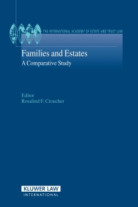 Cover image: Families and Estates 1st edition 9789041123787
