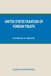 Cover image: United States Taxation of Foreign Trusts 9789041193827