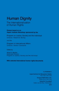 Cover image: Human Dignity 1st edition 9789028609983