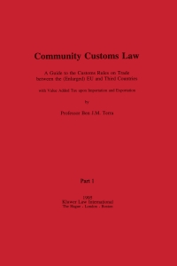 Cover image: Community Customs Law 9789041100412