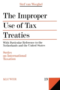 Cover image: The Improper Use of Tax Treaties 9789041107374