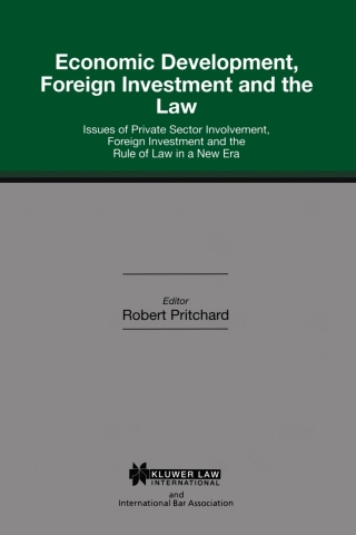 Imagen de portada: Economic Development, Foreign Investment and the Law 1st edition 9789041108913