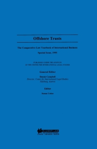 Imagen de portada: Offshore Trusts 1st edition 9789041109217