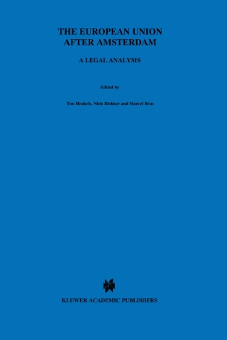 Cover image: The European Union after Amsterdam 1st edition 9789041111319