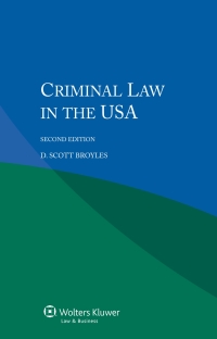 Cover image: Criminal Law in the USA 2nd edition 9789041158826