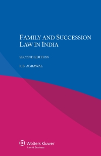 Cover image: Family and Succession Law in India 2nd edition 9789041160089