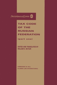 Cover image: Tax Code of the Russian Federation 1st edition 9789041195227