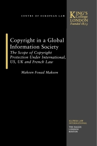 Cover image: Copyright in a Global Information Society 9789041197863