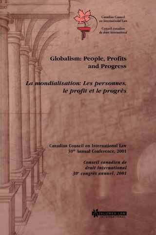 Imagen de portada: Globalism: People, Profits and Progress 9789041198990