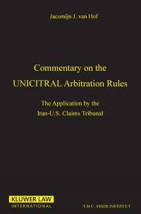 Cover image: Commentary on the UNCITRAL Arbitration Rules 1st edition 9789065445902