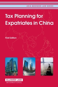 Titelbild: Tax Planning for Expatriates in China 9789041124234