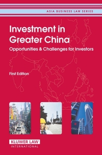 Imagen de portada: Investment in Greater China 1st edition 9789041124258