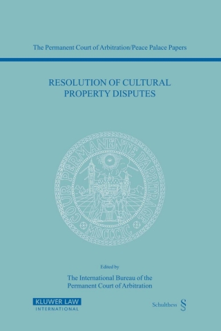 Imagen de portada: Resolution of Cultural Property Disputes 1st edition 9789041122889