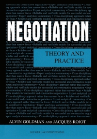 Cover image: Negotiation 9789041188960