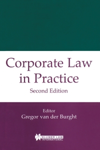 Cover image: Corporate Law in Practice 2nd edition 9789041107497