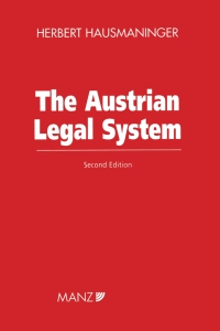 Cover image: The Austrian Legal System 2nd edition 9789041114808